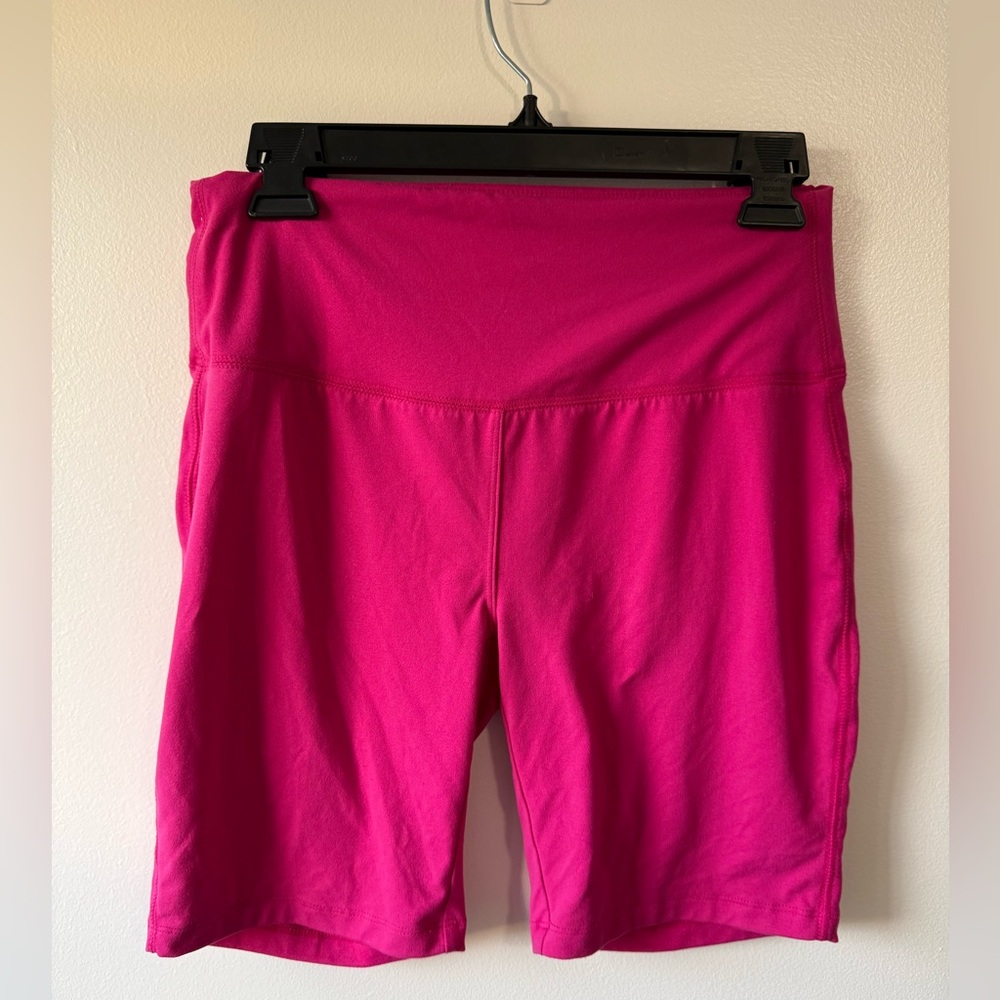 Zenana Outfitters Vibrant Pink Bike Shorts